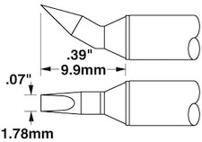 Solder Tip, Smart Heat PowerTips, STTC-198Metcal  